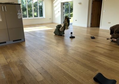 Before dust free sanding