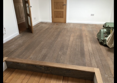 Before wood floor sanding Clifton